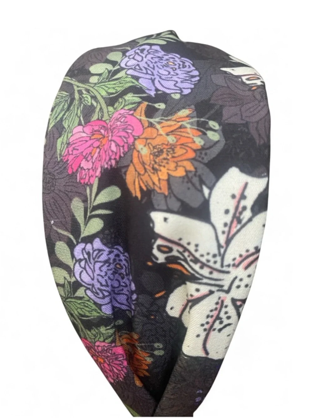Floral Top Knot Headband - Brand New